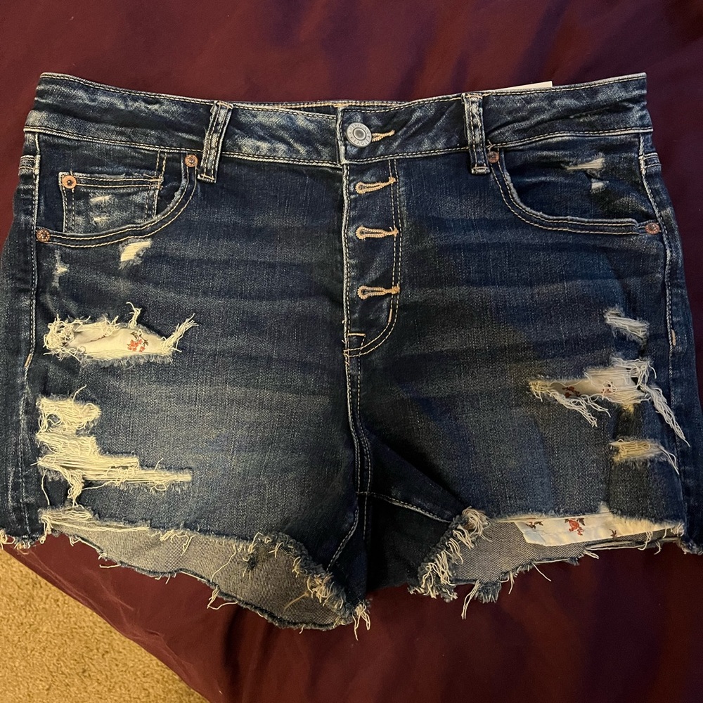 American eagle high rise shortie shorts